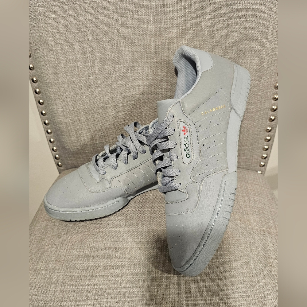 NIB Adidas YEEZY POWERPHASE CG6420 Men's Size 10--Calabasas Grey - Picture 3 of 9